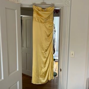 Reformation Barrow Silk Dress